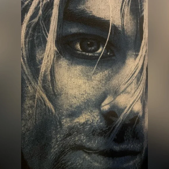 Vintage Tee T Shirt - Kurt Cobain Bootleg Band Rap Tee - L - Picture 4 of 9